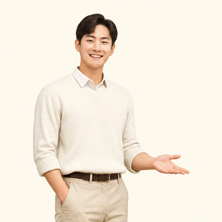 신용불량 카니발 장기렌트카 상담 신청을 안내하는 담당자